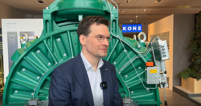 Samu Salmelin, head of Major Projects, KONE Europe