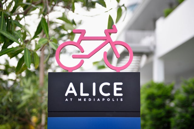 ALICE@Mediapolis sign