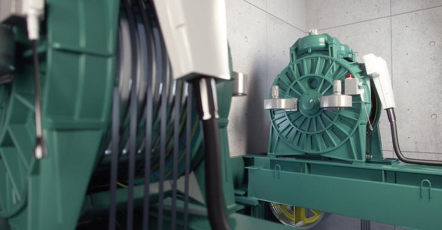 KONE UltraRope machine.