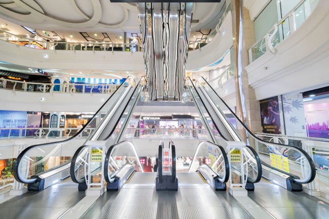 Escalators at Metro City
