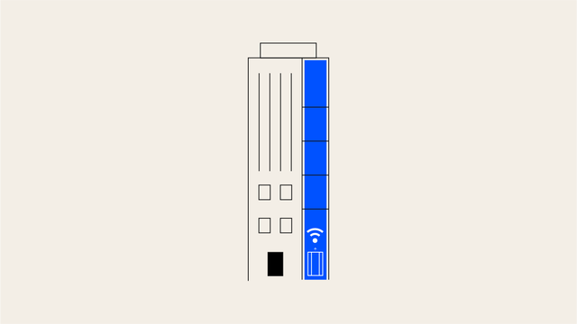 Illustration building KONE Replace