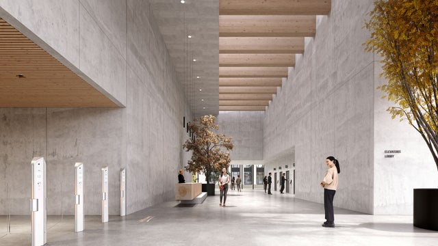 Lobby with access solutions
