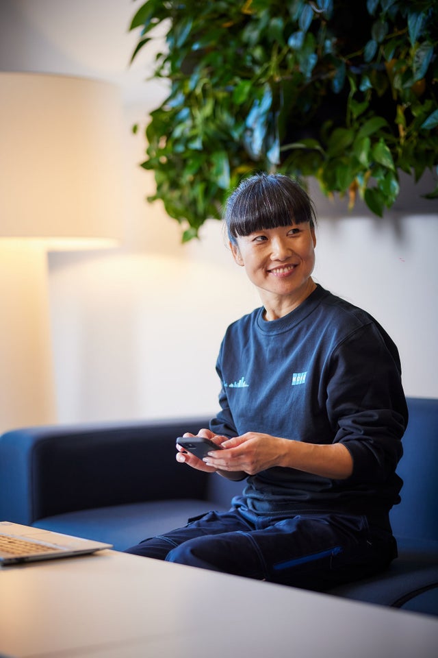 KONE employee smiling