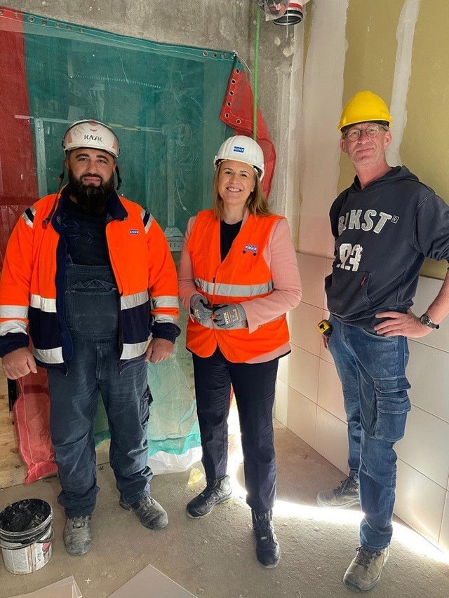 Karla with colleagues