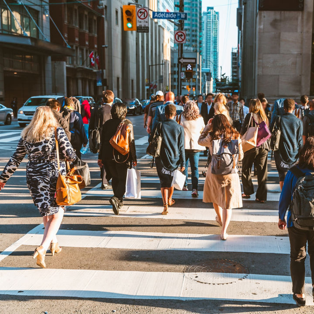 people on the street