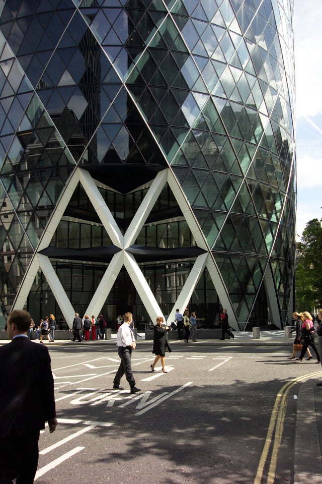 Glass building exterior