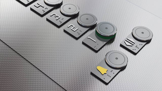 Elevators buttons