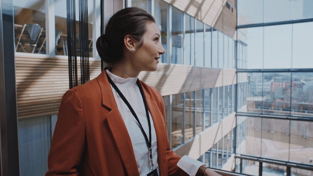 Technicians in Elevator