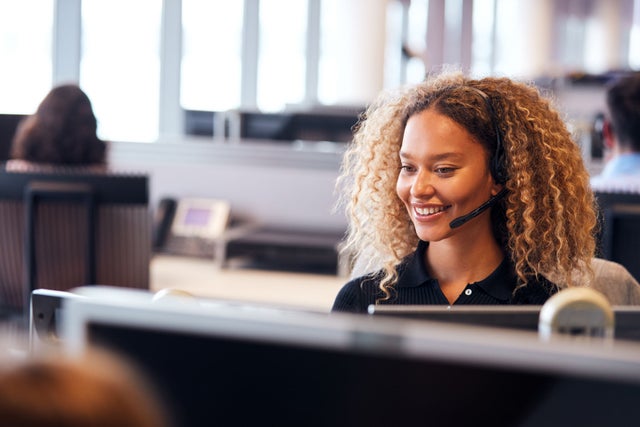 Woman working 