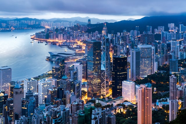 A city view