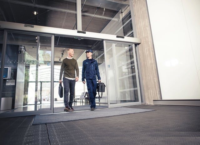 Maintenance des portes automatiques