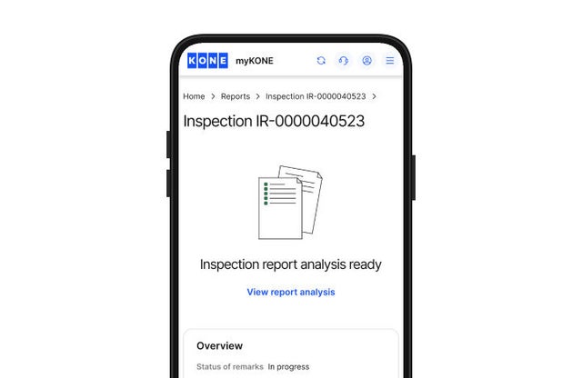 myKONE mobile view