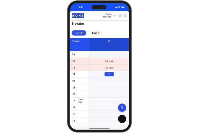 SiteFlow screen view