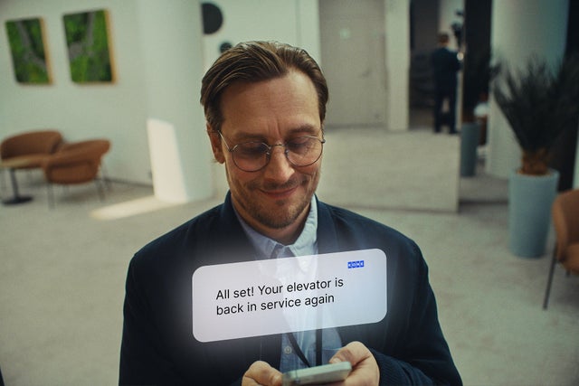 KONE engineer messaging
