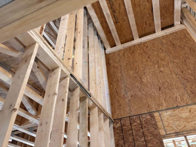 Wooden elevator shaft