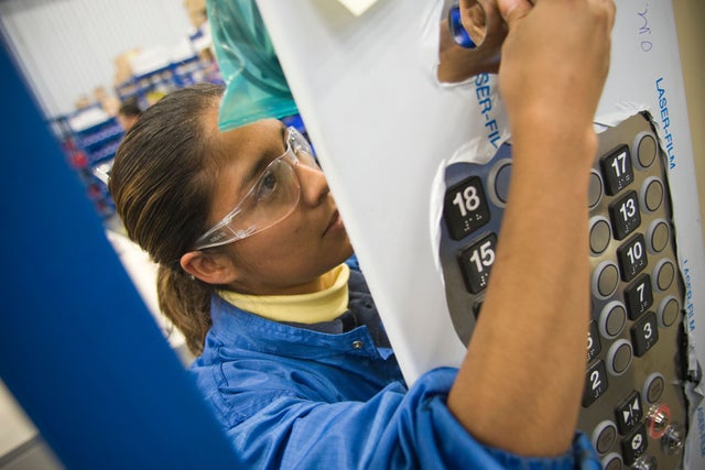KONE factory worker in Torreon, Mexico