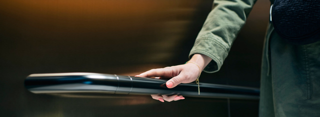 elevator handrail