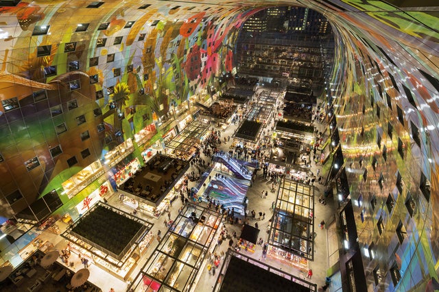 Inside Markthal Rotterdam