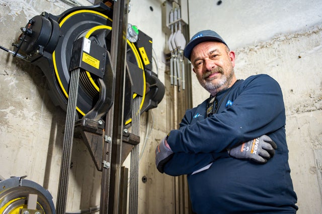 KONE technician Marco Troost