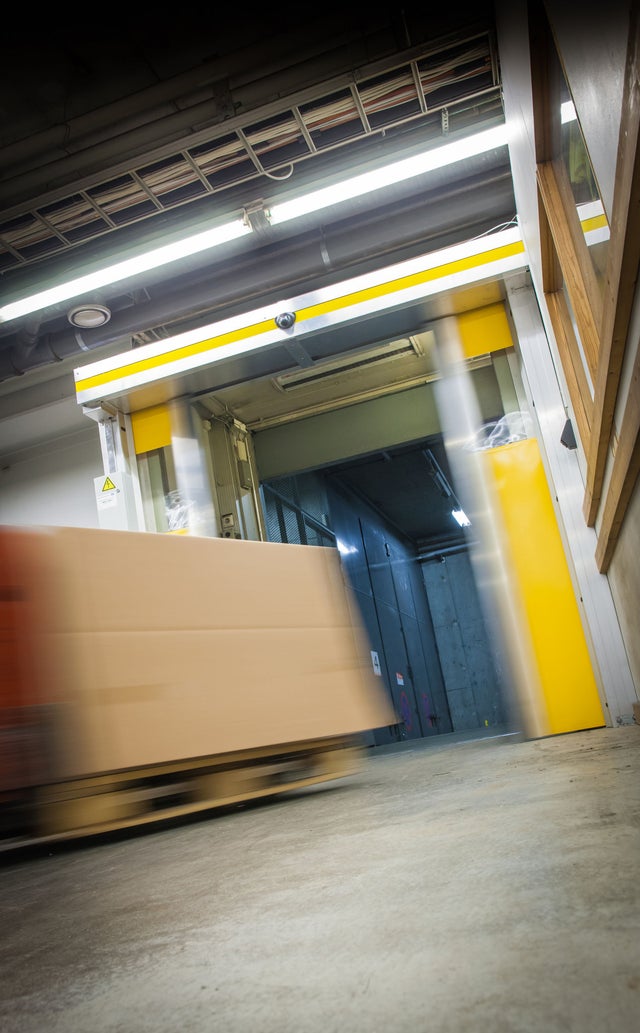 Cargo moving fast