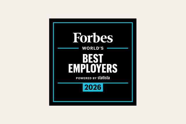Forbes recognition for world's best employers