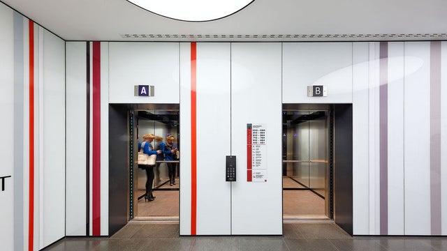 Elevators in Westend Gate