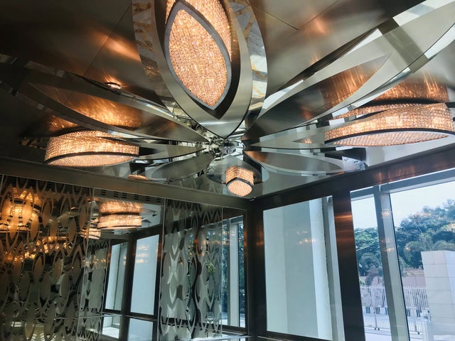 World's largest passenger elevator at Jio World Centre Mumbai.