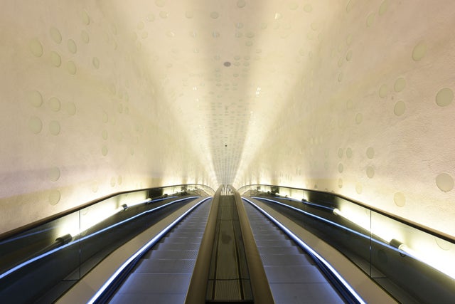 Elbphilharmonie escalator