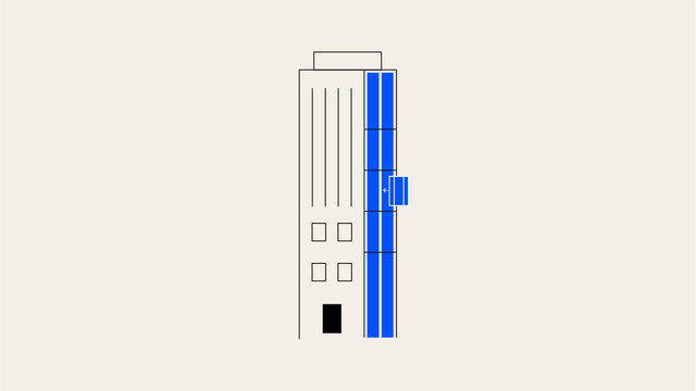 Illustration building KONE AddNew