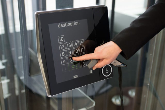 elevator call panel