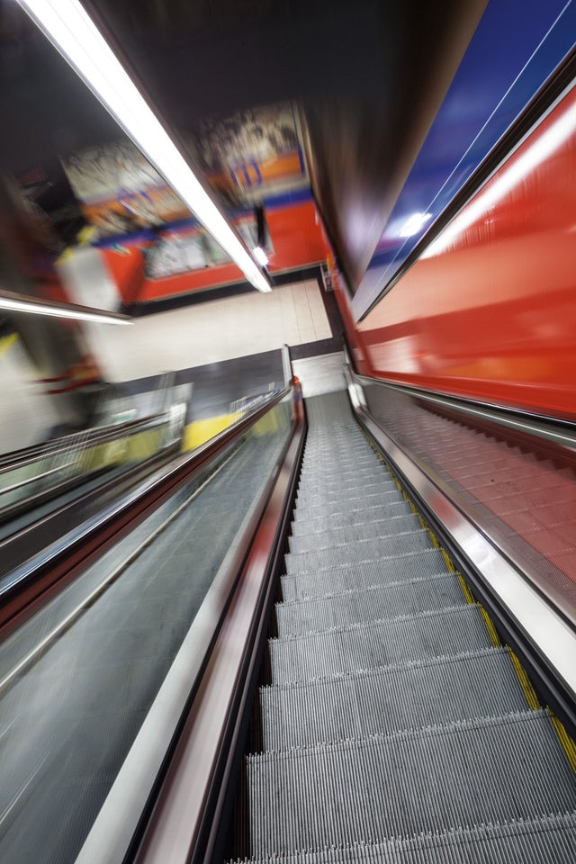 Metro de Madrid escalator